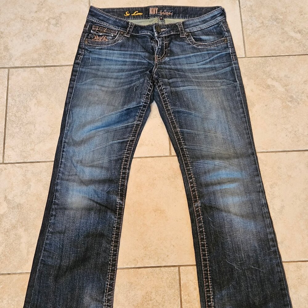 Kut from the Kloth Women's "So Low" Jeans, Size 6 - Picture 2 of 15